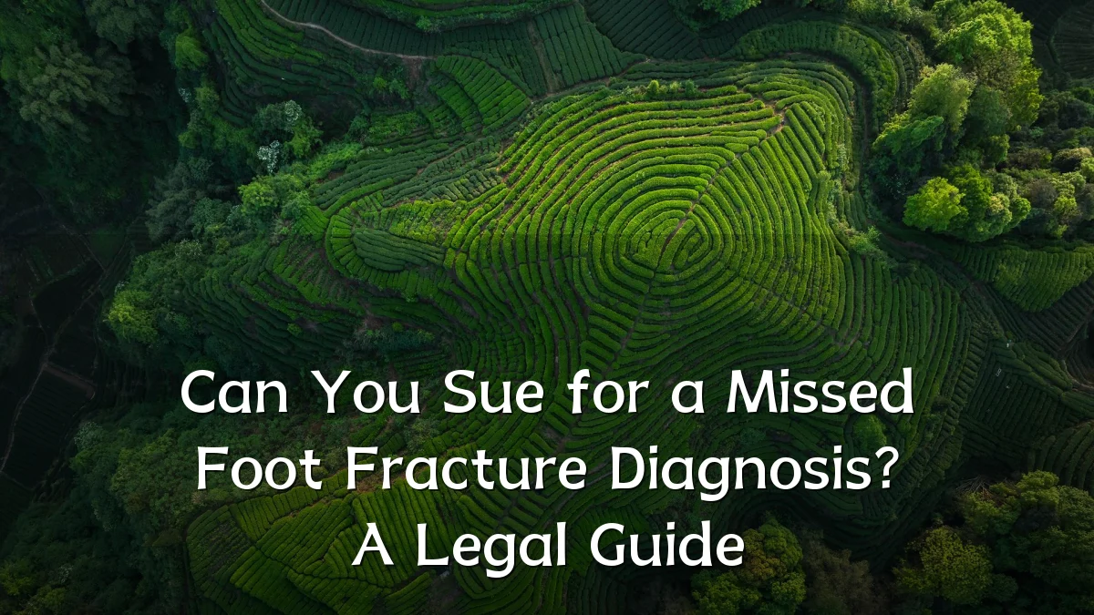 Can You Sue for a Missed Foot Fracture Diagnosis? A Legal Guide