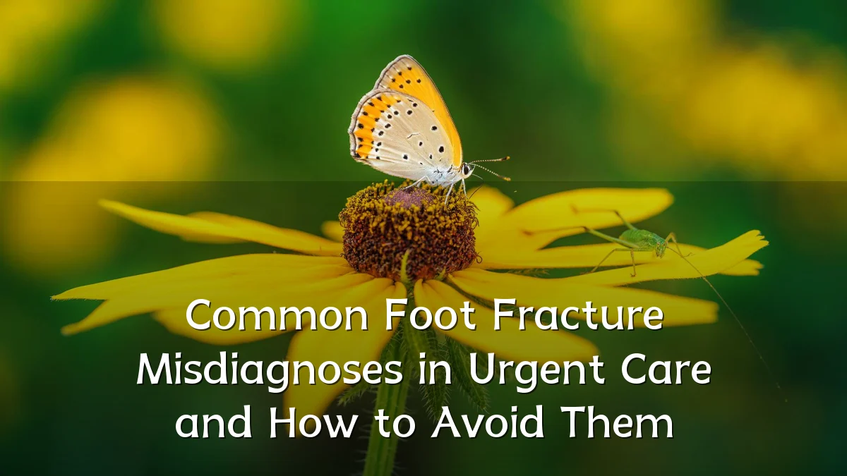 Common Foot Fracture Misdiagnoses in Urgent Care and How to Avoid Them