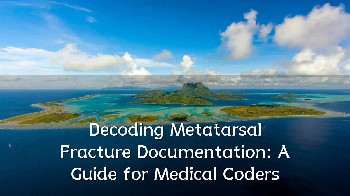 Decoding Metatarsal Fracture Documentation: A Guide for Medical Coders
