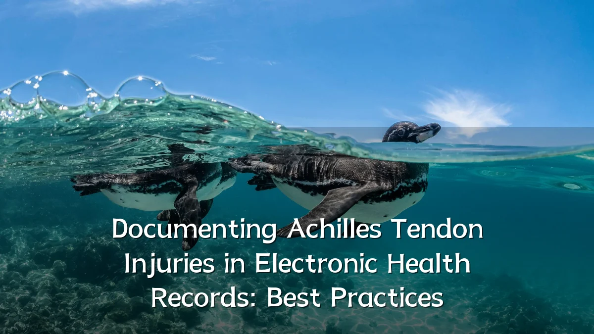 Documenting Achilles Tendon Injuries in Electronic Health Records: Best Practices