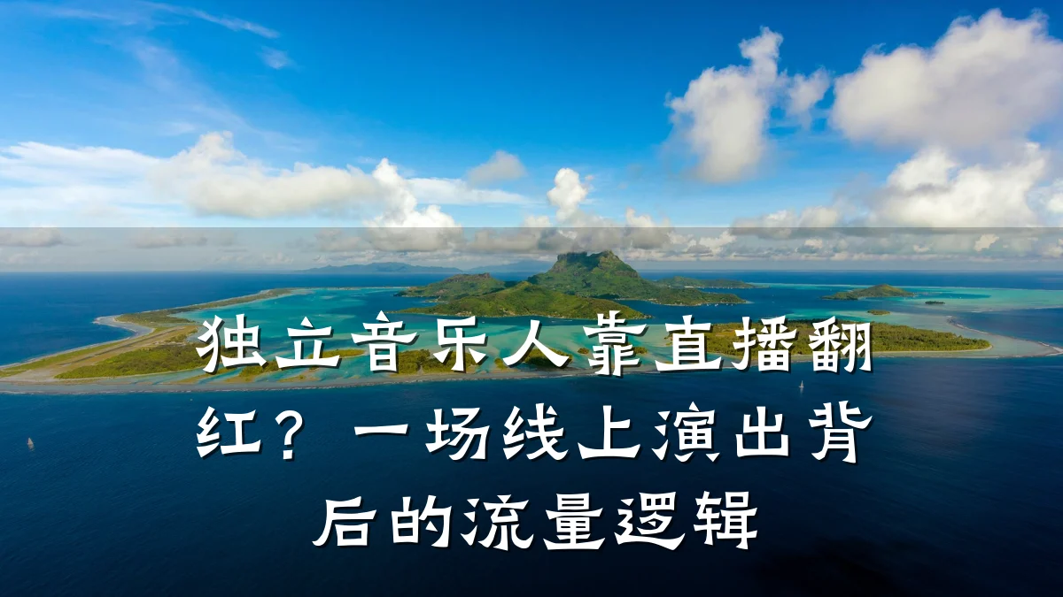 独立音乐人靠直播翻红?一场线上演出背后的流量逻辑