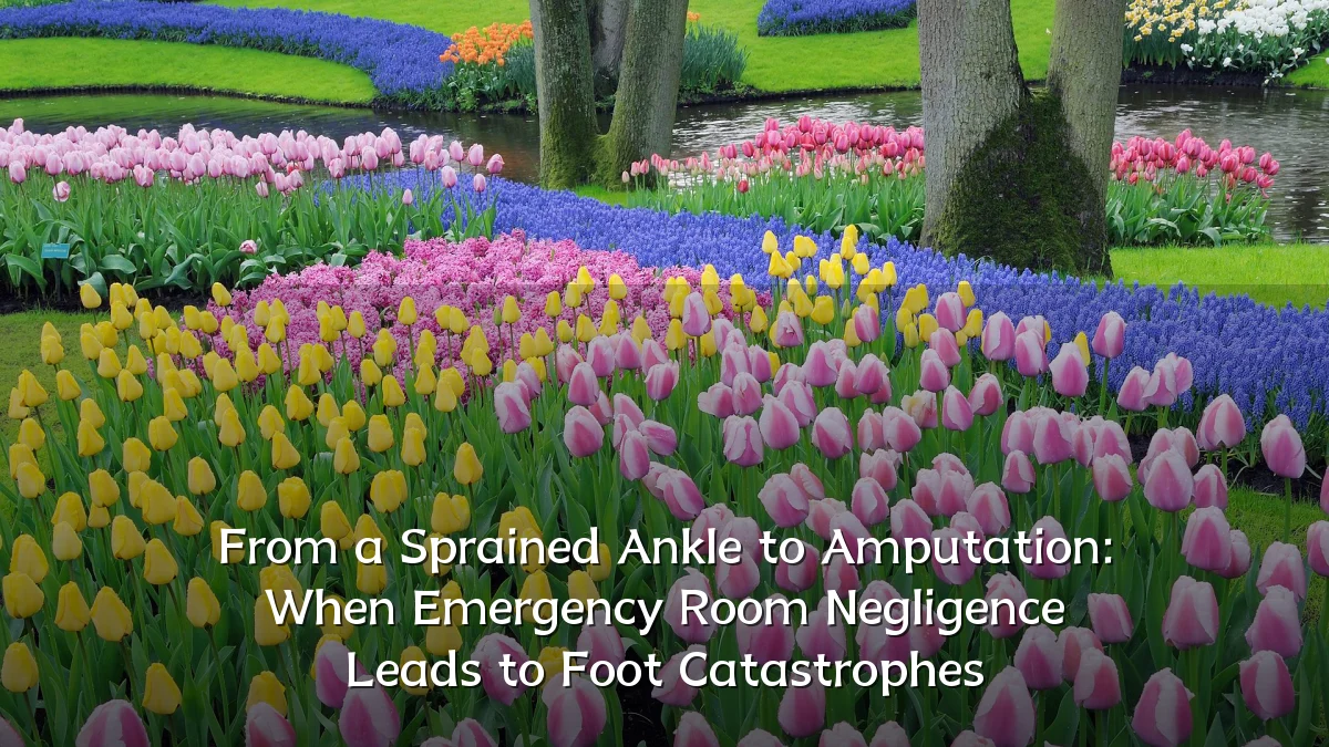 From a Sprained Ankle to Amputation: When Emergency Room Negligence Leads to Foot Catastrophes