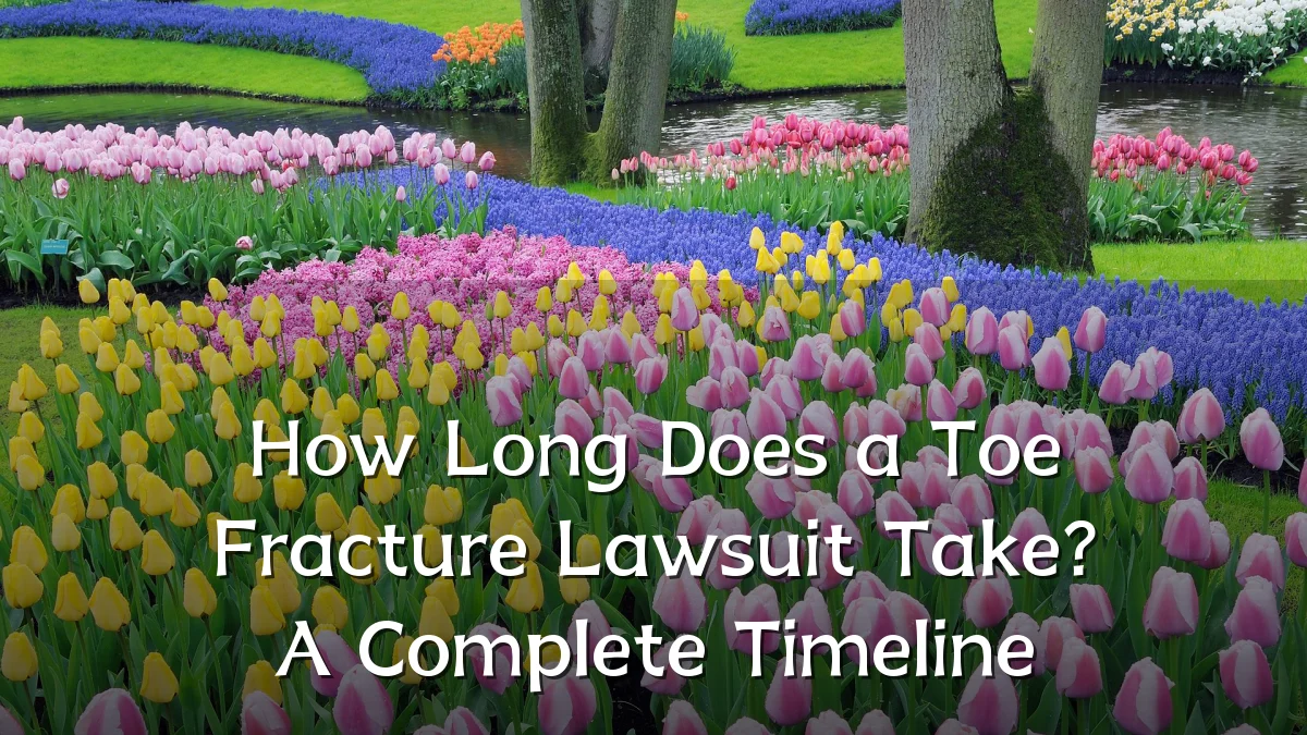 How Long Does a Toe Fracture Lawsuit Take? A Complete Timeline