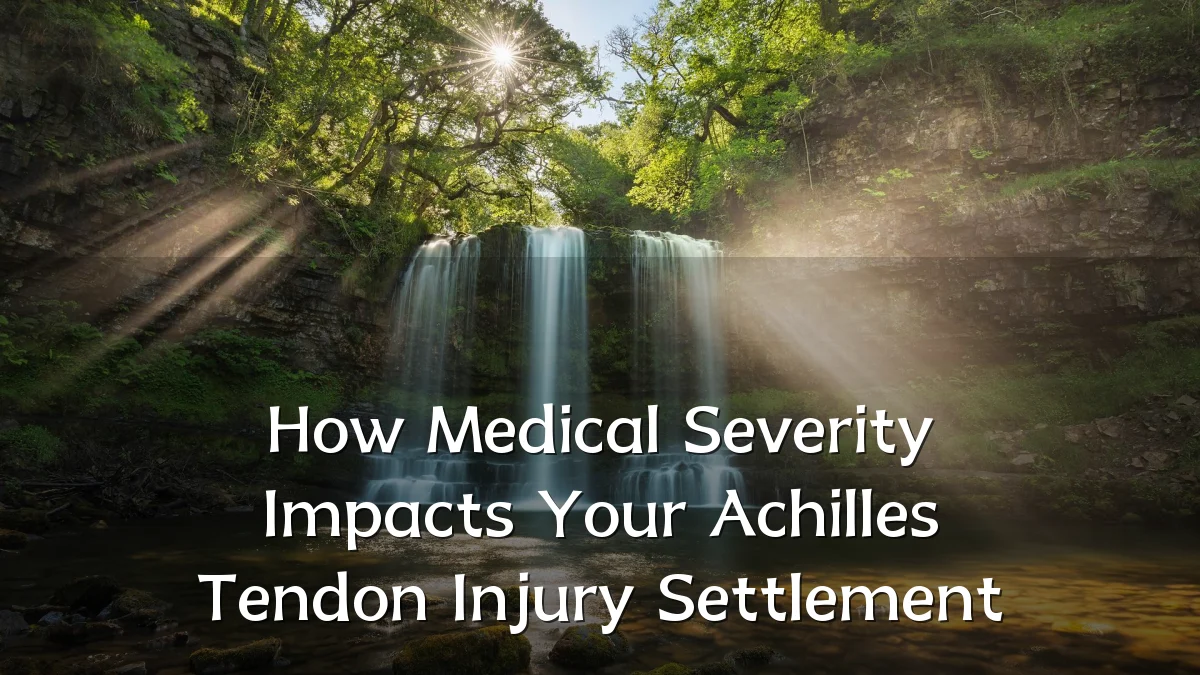 How Medical Severity Impacts Your Achilles Tendon Injury Settlement
