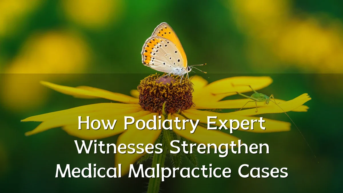 How Podiatry Expert Witnesses Strengthen Medical Malpractice Cases