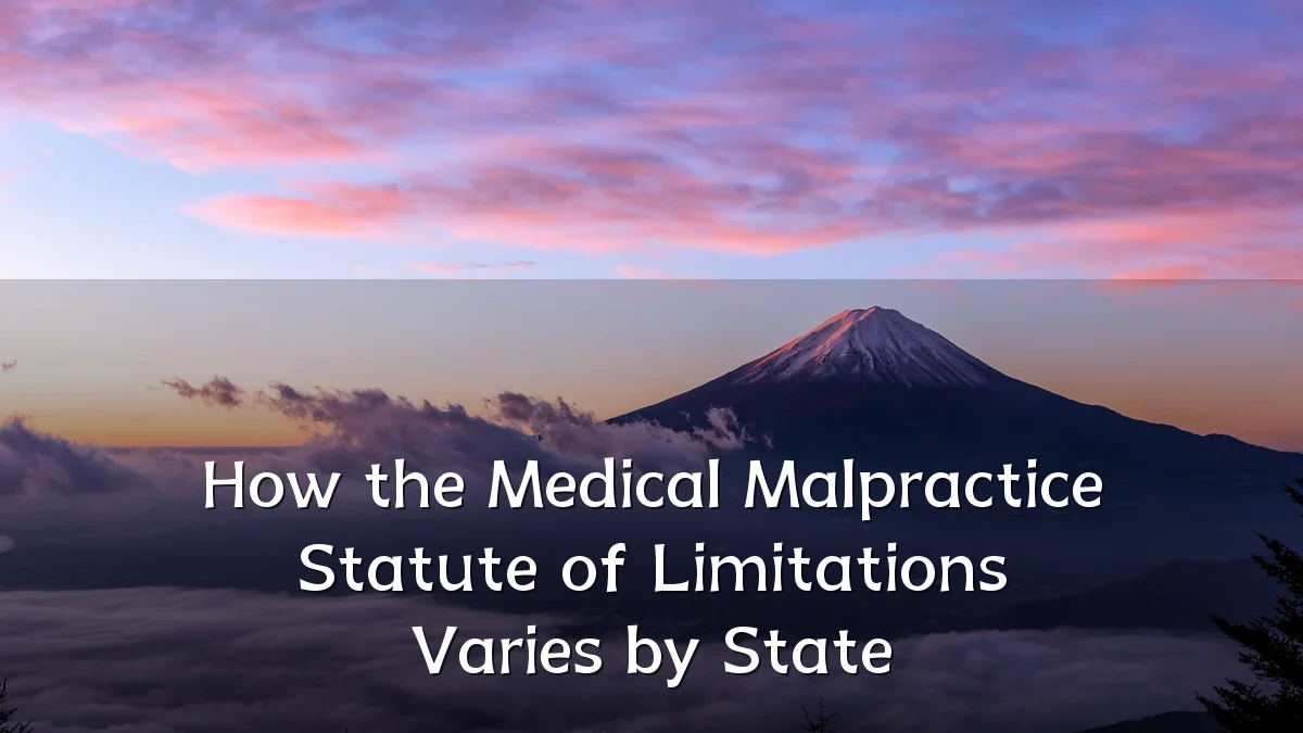 How the Medical Malpractice Statute of Limitations Varies by State