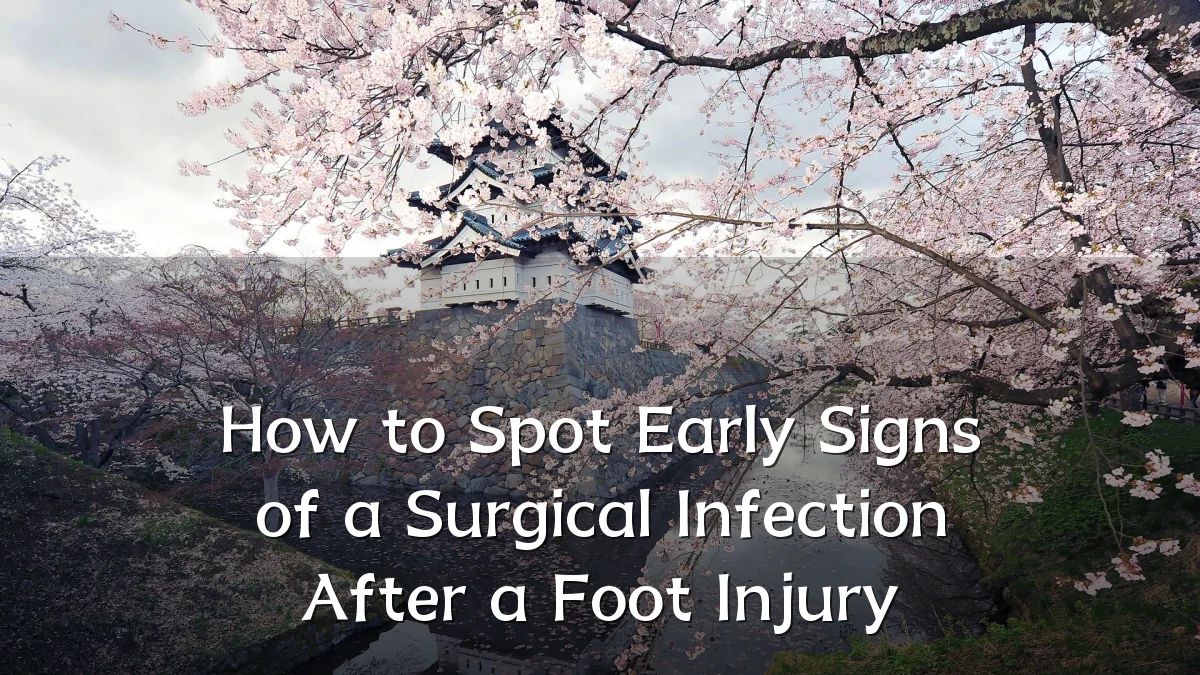How to Spot Early Signs of a Surgical Infection After a Foot Injury