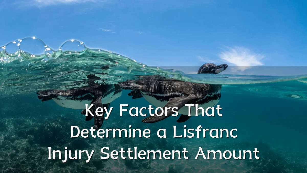 Key Factors That Determine a Lisfranc Injury Settlement Amount