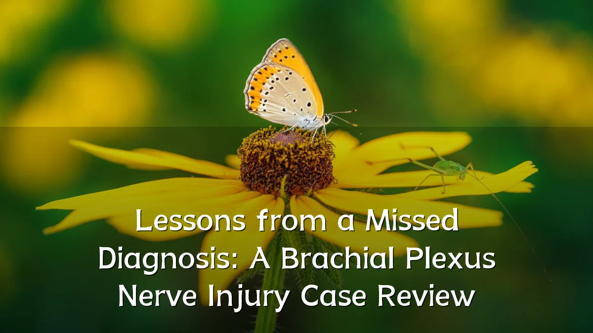 Lessons from a Missed Diagnosis: A Brachial Plexus Nerve Injury Case Review
