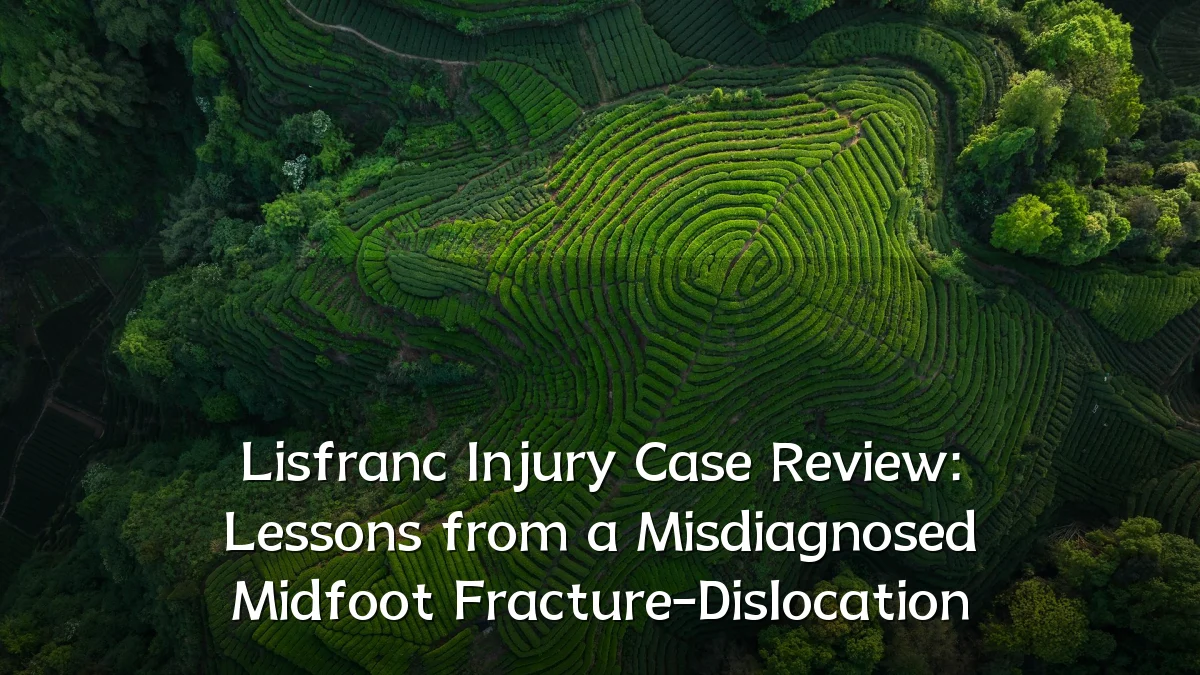 Lisfranc Injury Case Review: Lessons from a Misdiagnosed Midfoot Fracture-Dislocation