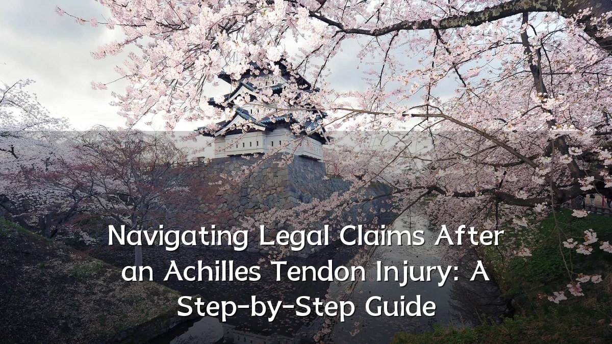 Navigating Legal Claims After an Achilles Tendon Injury: A Step-by-Step Guide