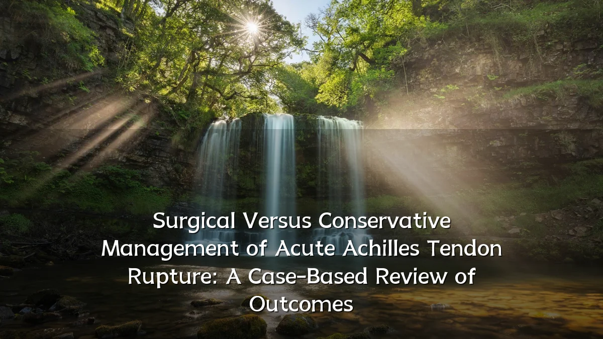 Surgical Versus Conservative Management of Acute Achilles Tendon Rupture: A Case-Based Review of Outcomes
