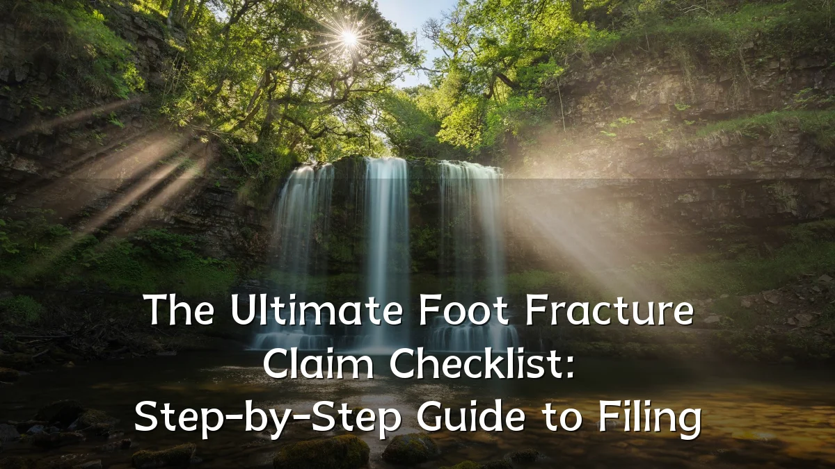 The Ultimate Foot Fracture Claim Checklist: Step-by-Step Guide to Filing