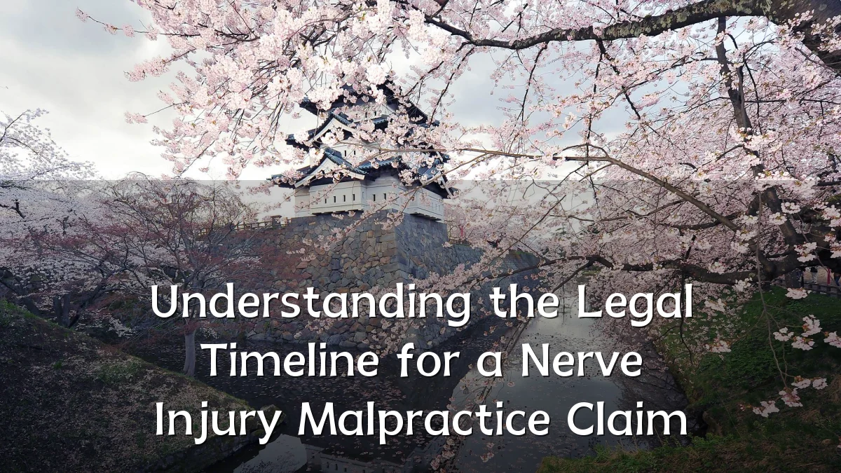Understanding the Legal Timeline for a Nerve Injury Malpractice Claim