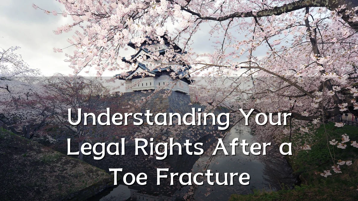 Understanding Your Legal Rights After a Toe Fracture