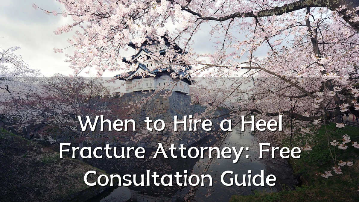 When to Hire a Heel Fracture Attorney: Free Consultation Guide