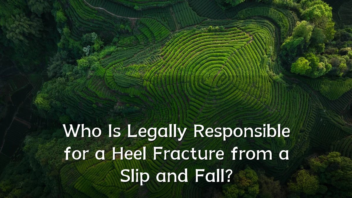 Who Is Legally Responsible for a Heel Fracture from a Slip and Fall?