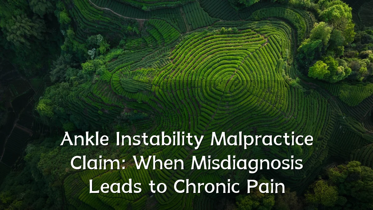 Ankle Instability Malpractice Claim: When Misdiagnosis Leads to Chronic Pain