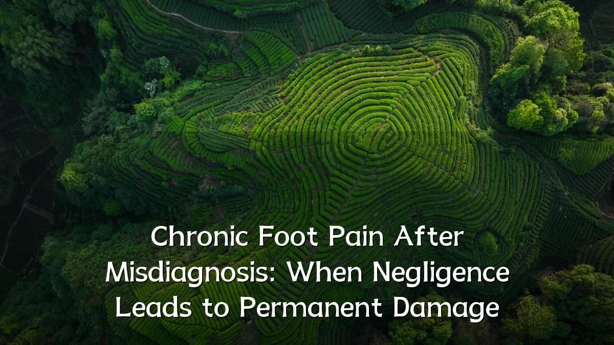 Chronic Foot Pain After Misdiagnosis: When Negligence Leads to Permanent Damage