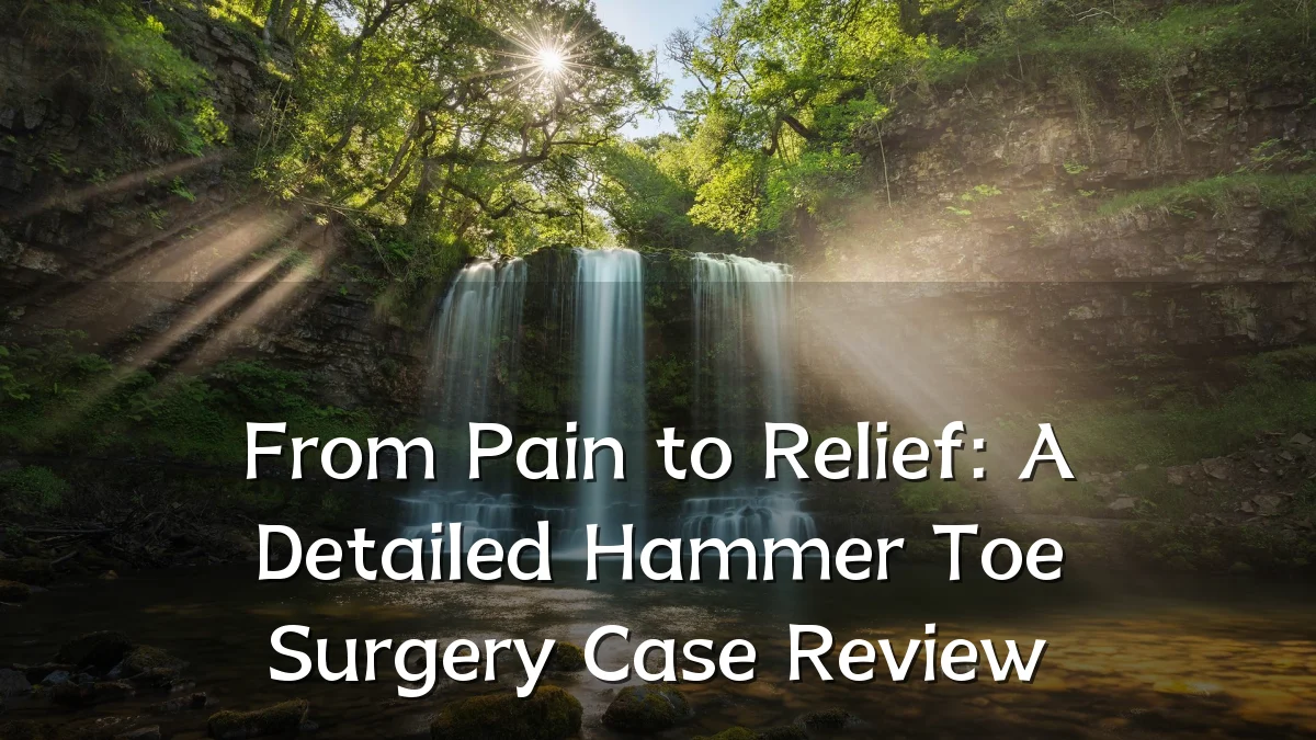 From Pain to Relief: A Detailed Hammer Toe Surgery Case Review