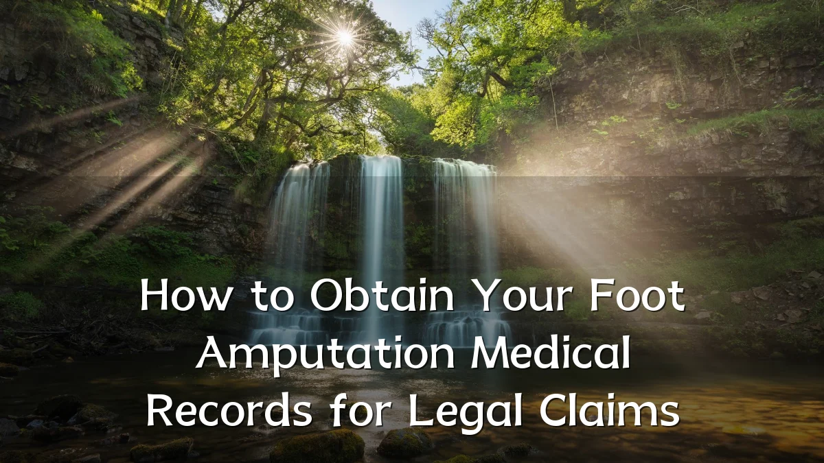 How to Obtain Your Foot Amputation Medical Records for Legal Claims