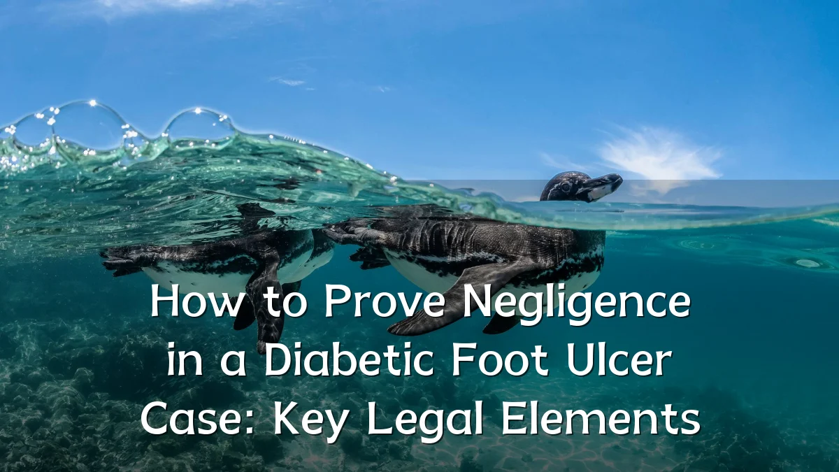How to Prove Negligence in a Diabetic Foot Ulcer Case: Key Legal Elements