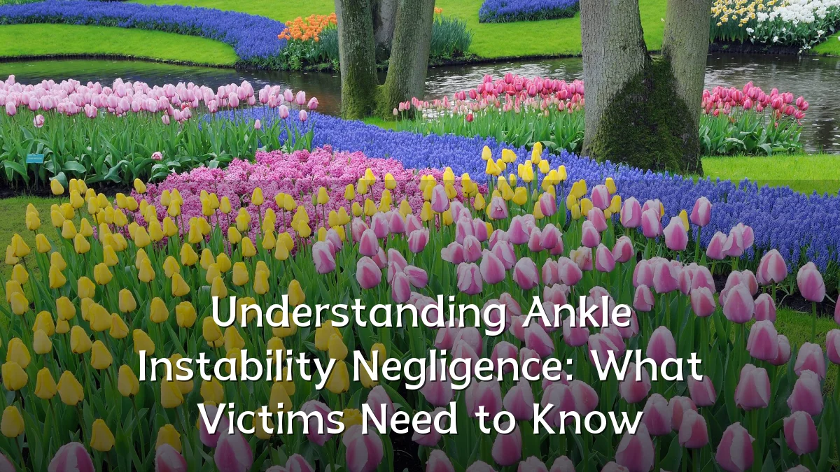 Understanding Ankle Instability Negligence: What Victims Need to Know