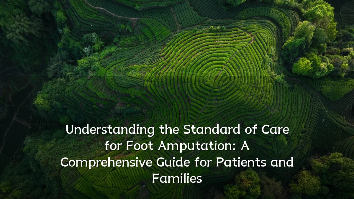 Understanding the Standard of Care for Foot Amputation: A Comprehensive Guide for Patients and Families