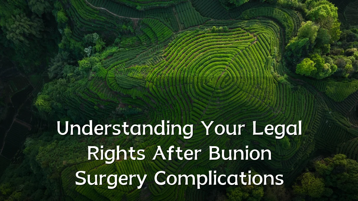 Understanding Your Legal Rights After Bunion Surgery Complications