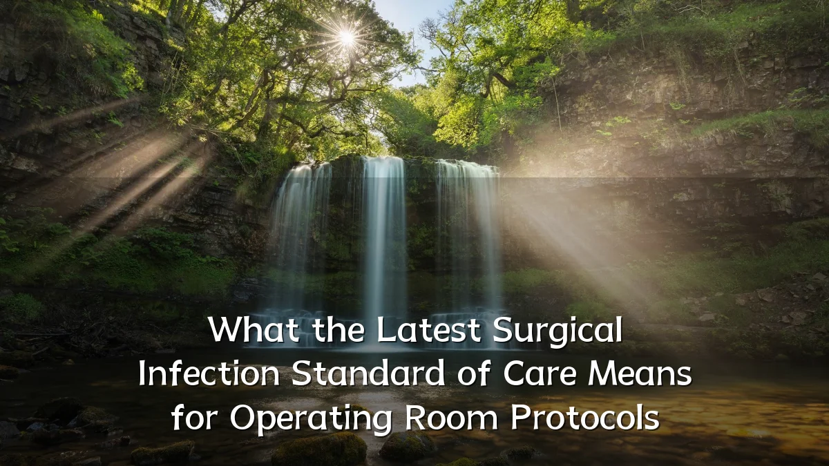 What the Latest Surgical Infection Standard of Care Means for Operating Room Protocols