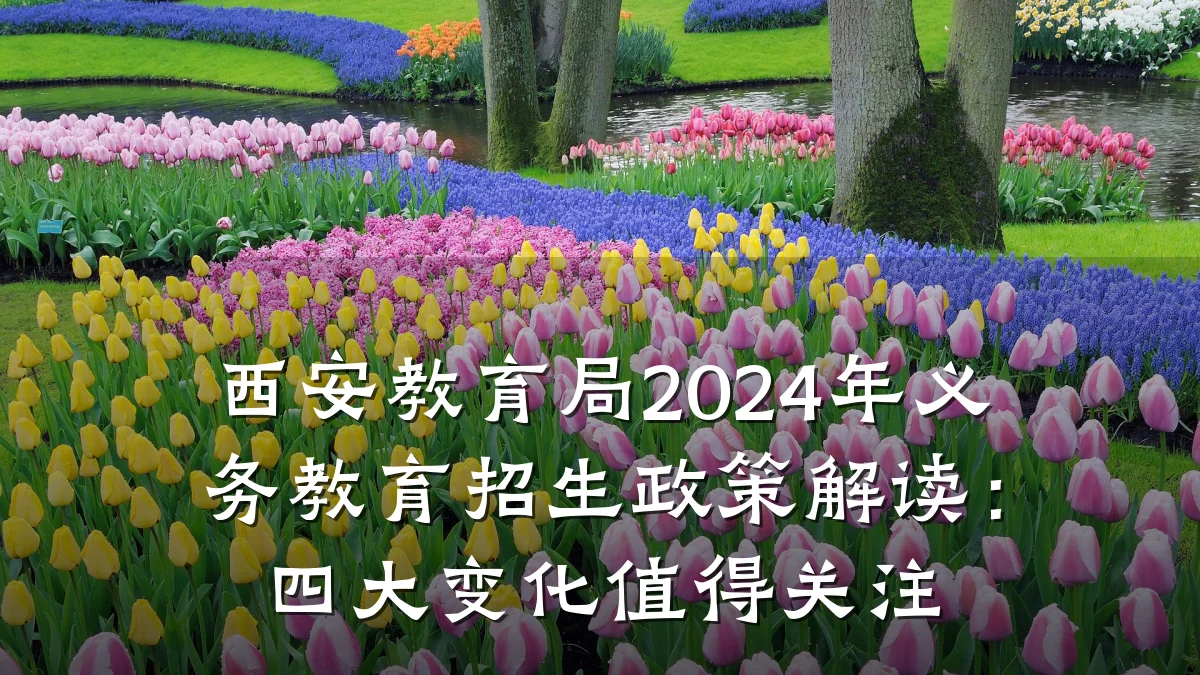 西安教育局2024年义务教育招生政策解读:四大变化值得关注